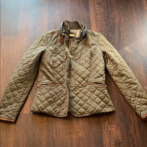 Massimo Dutti Woman’s Jacket Olive Color Size M